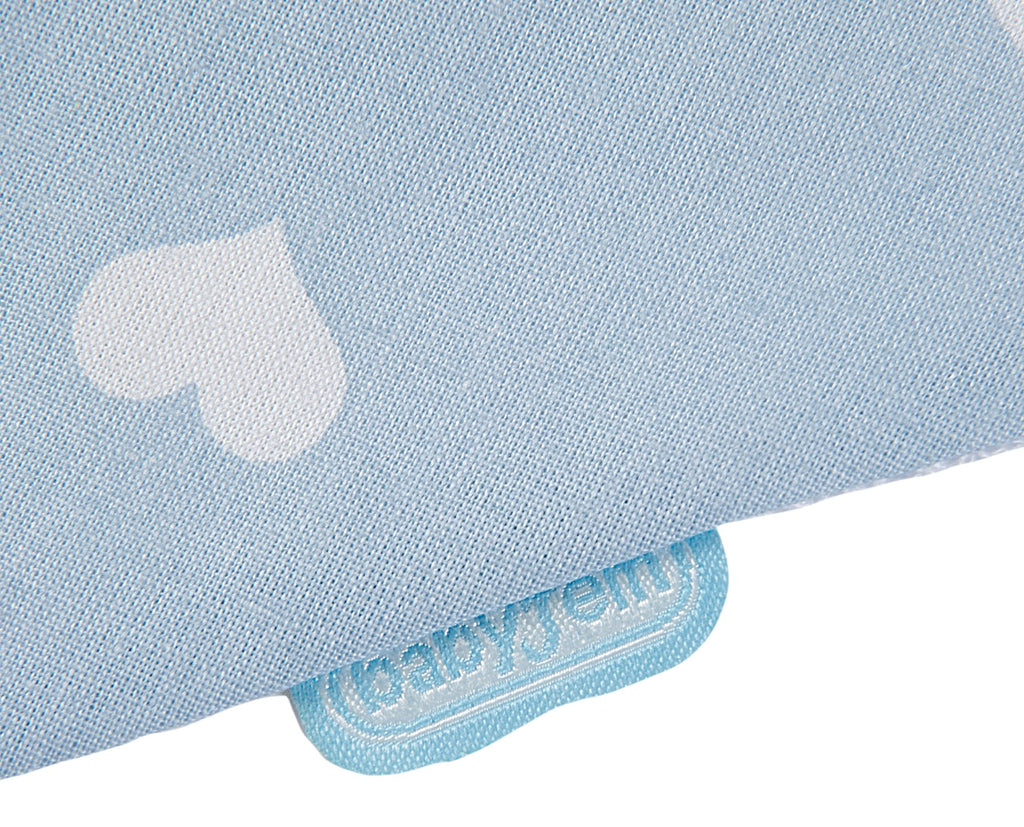 BABYJEM NEWBORN SCARF APRON BLUE