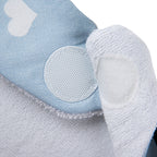 BABYJEM NEWBORN SCARF APRON BLUE