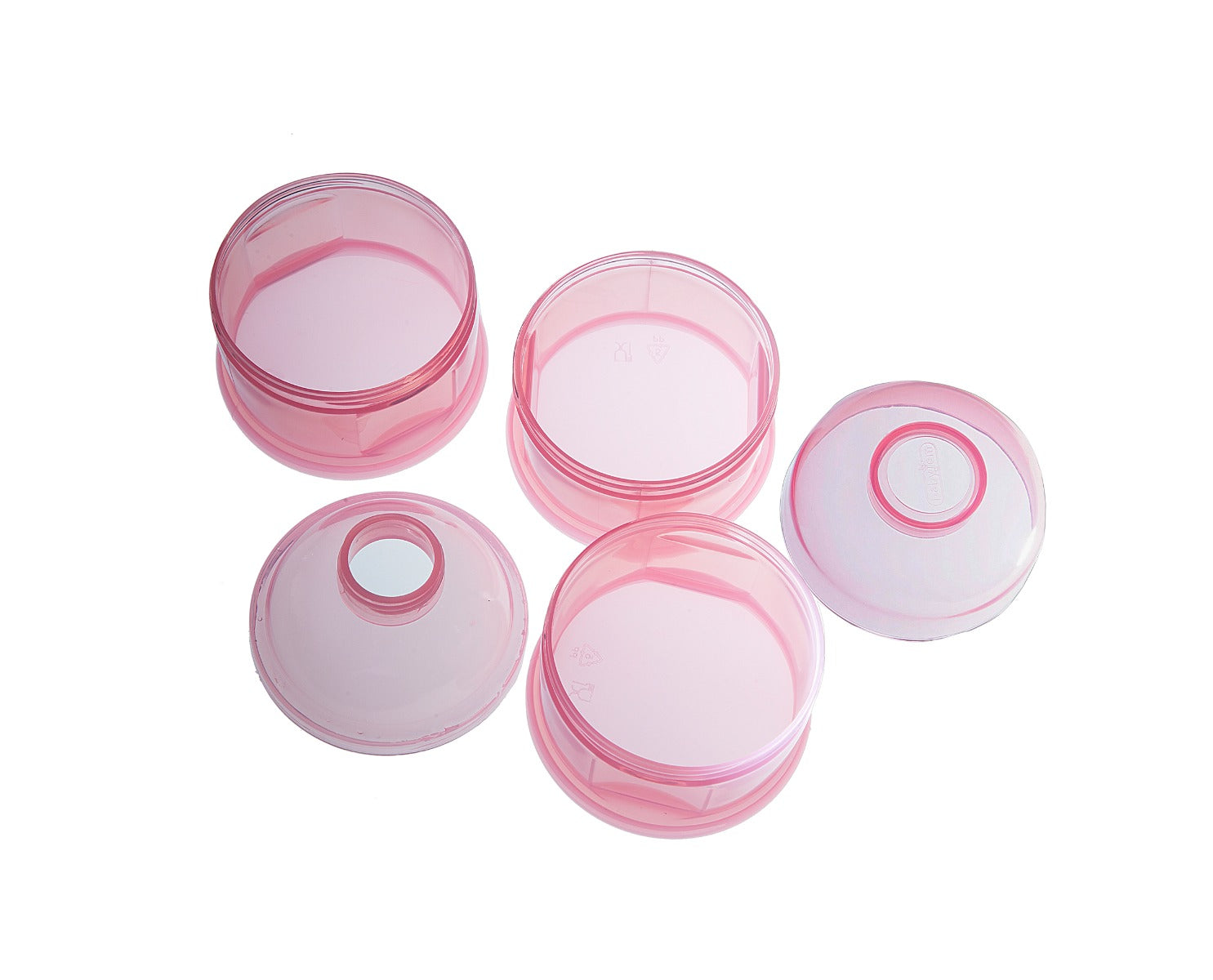 بيبي جيم - حافظة تخزين طعام - زهري