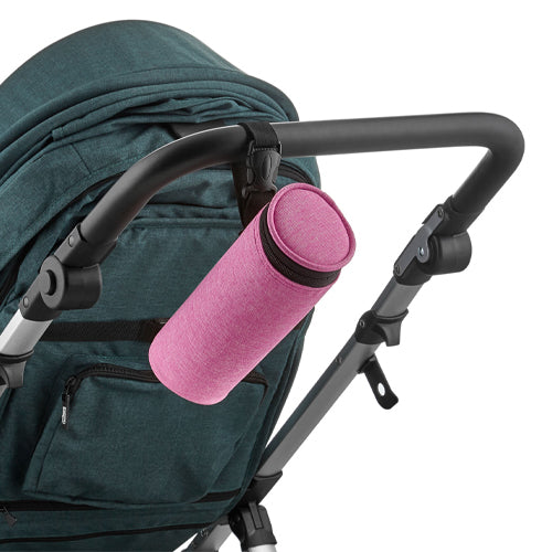 بيبي جيم - حافظة حرارية للرضاعات - زهري