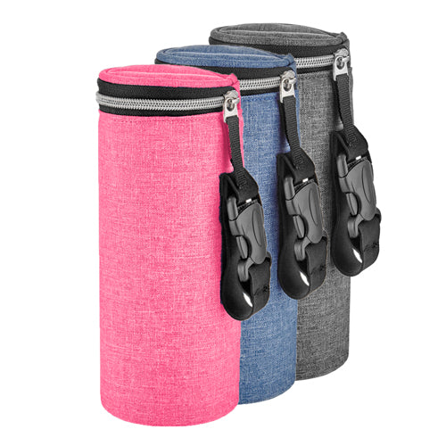 بيبي جيم - حافظة حرارية للرضاعات - زهري