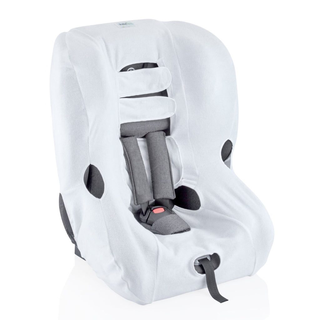 بيبي جيم - غطاء مقعد السيارة - أبيض