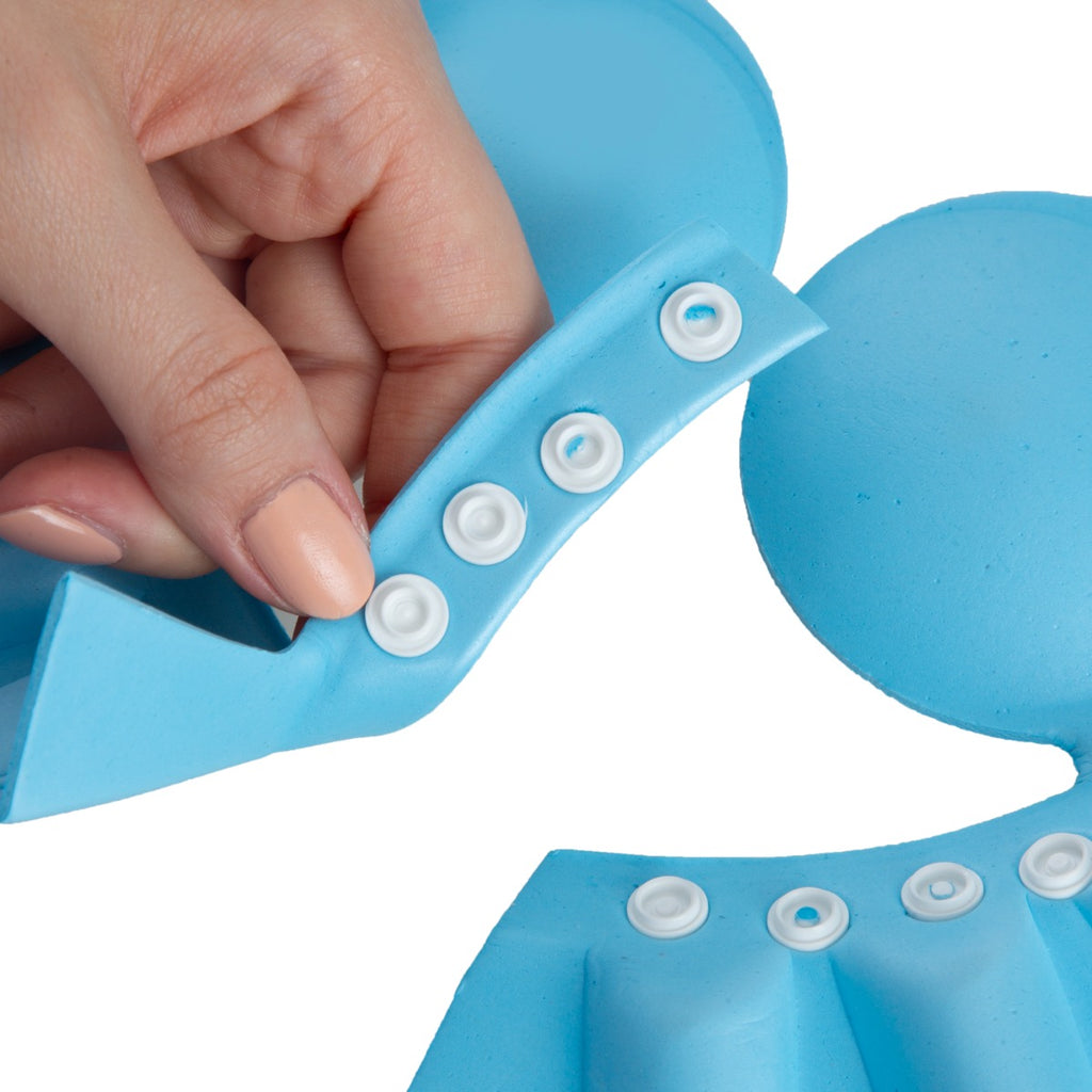 بيبي جيم - قبعة استحمام للأطفال - ازرق