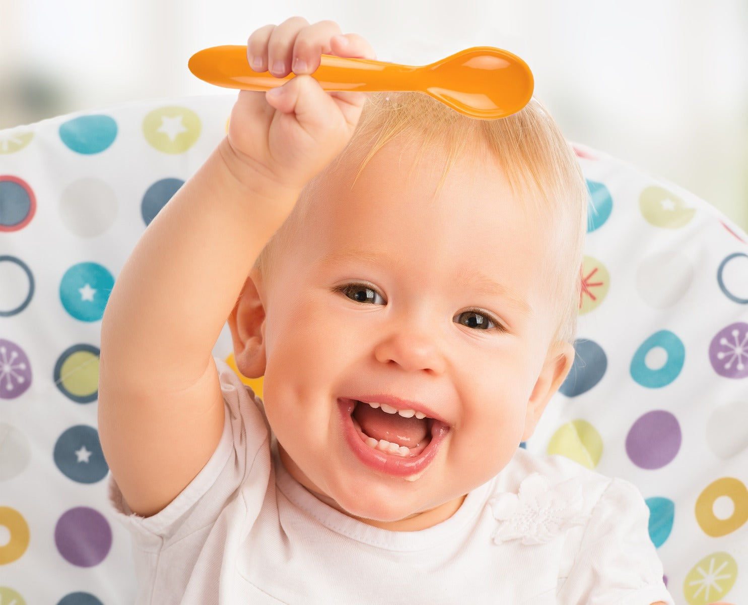 BABYJEM - BABY FOOD SPOON AND FORK - YELLOW