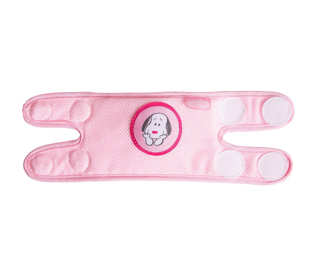 بيبي جيم_وسادات الركبة المضادة للانزلاق_ وردي