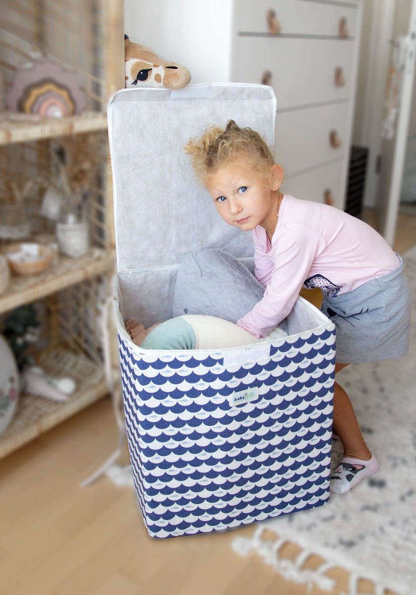 BABYJEM PRACTICAL TOY BOX INDIGO FISH