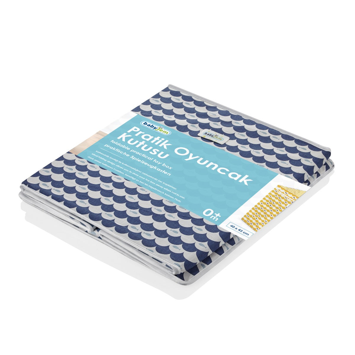 BABYJEM PRACTICAL TOY BOX INDIGO FISH