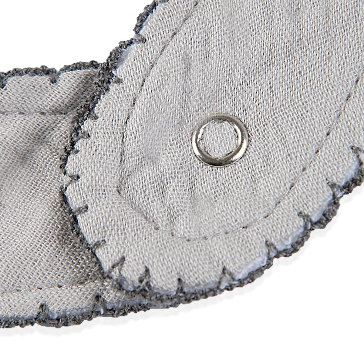 BABYJEM MUSLIN BIB  / GREY
