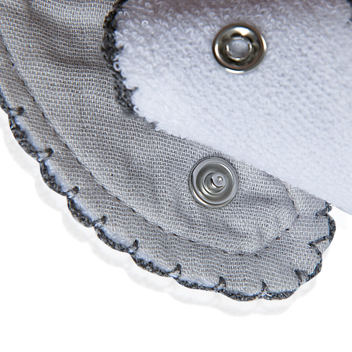BABYJEM MUSLIN BIB  / GREY