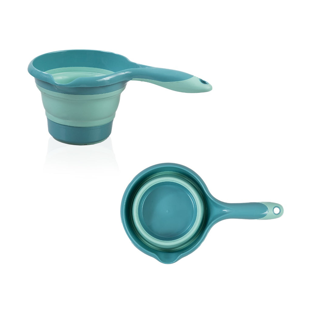 BABYJEM FOLDING BATH SET 5 PCS TURQUOISE NEW