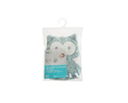 BABYJEM - CHERRY SEEDS FILLED VELVET COLIC PILLOW - OWL GREEN