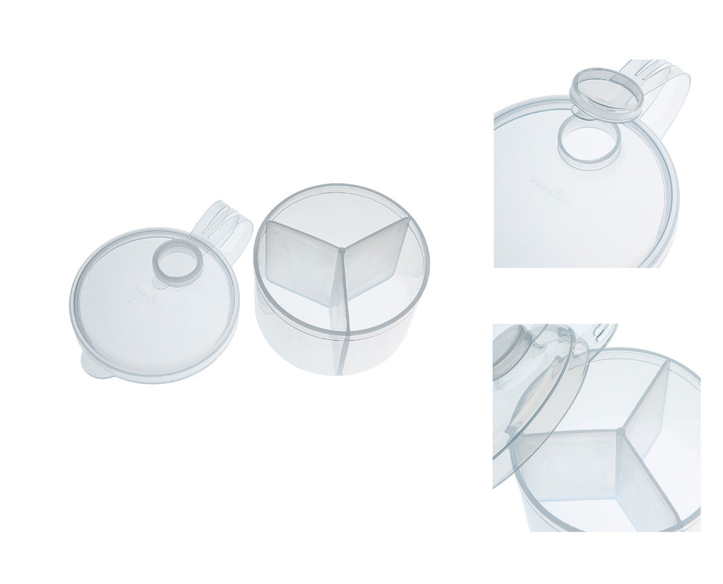 BABYJEM - POWDER FOOD CONTAINER - WHITE
