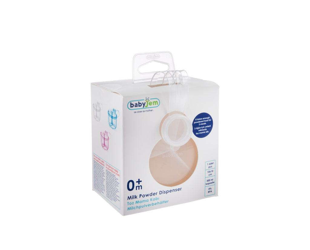 BABYJEM - POWDER FOOD CONTAINER - WHITE