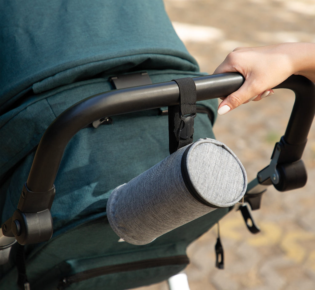 بيبي جيم - حافظة حرارية للرضاعات - رمادي