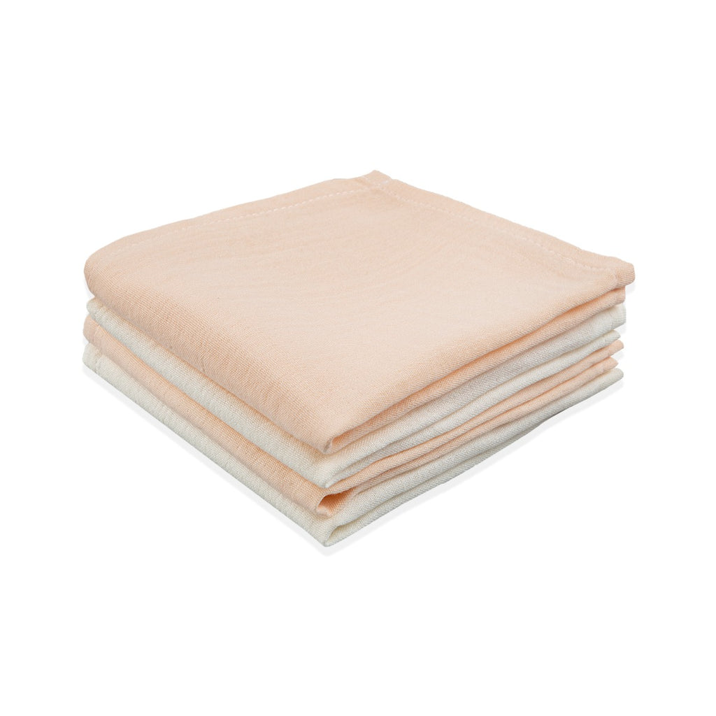 BABYJEM MUSLIN MOUTH TISSUE  / 4 PCS / SALMON