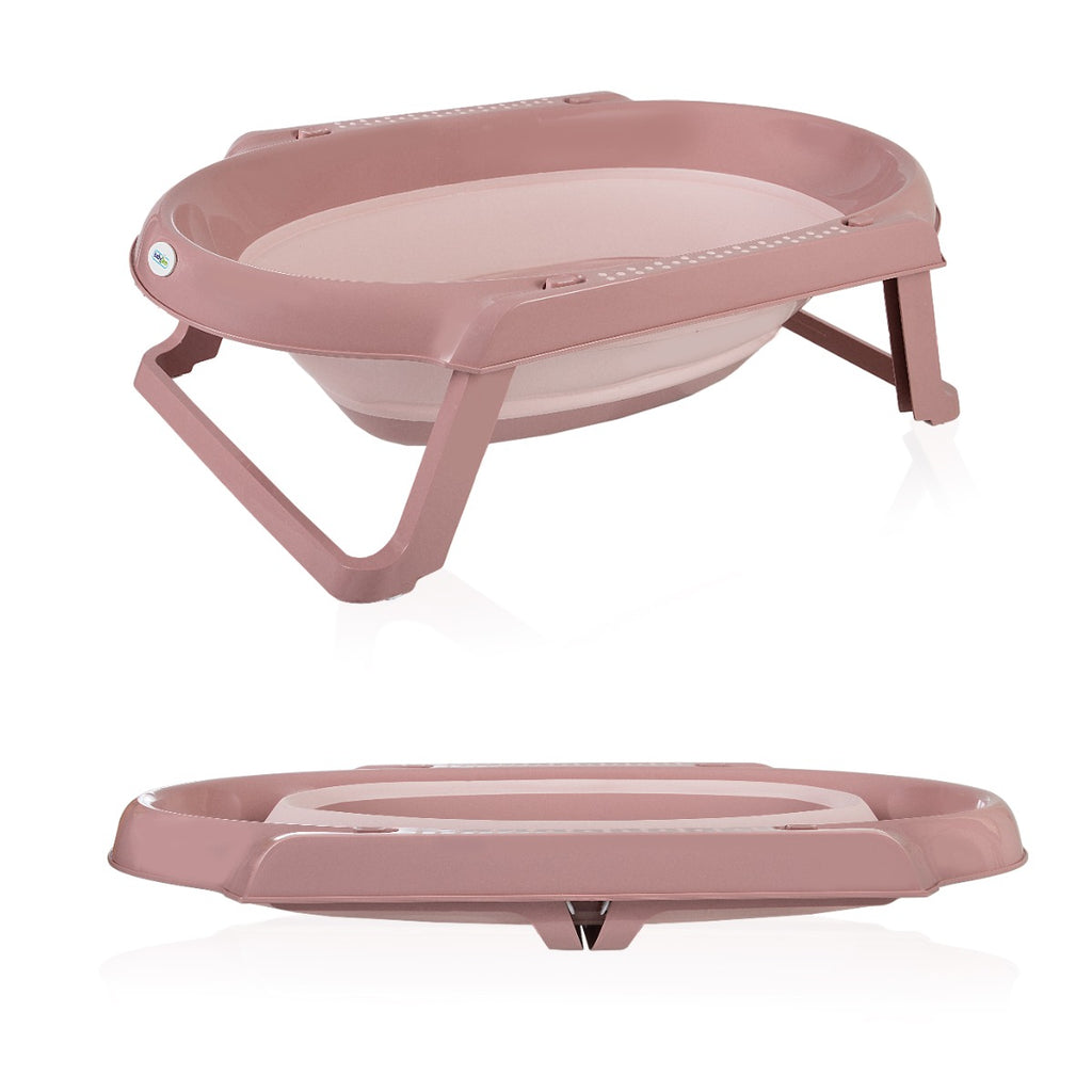 BABYJEM FOLDING BATH SET 5 PCS SALMON COLOR NEW