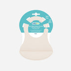BABYJEM MINI SILICON BIB - ECRU