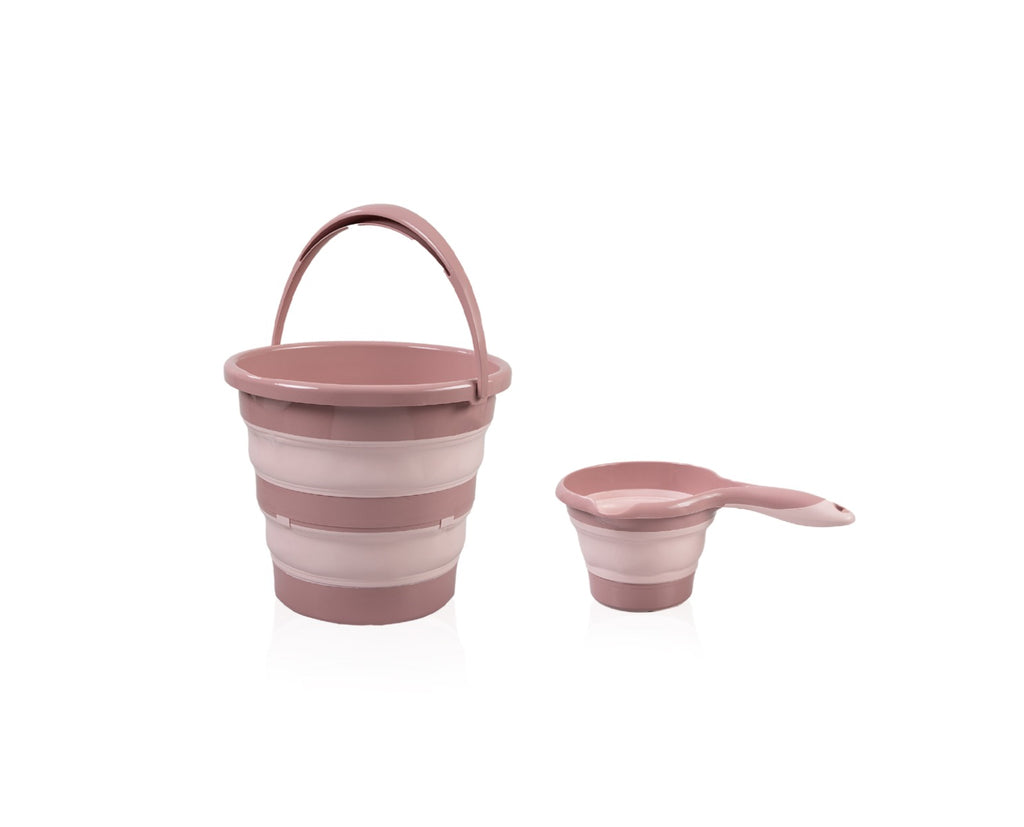 BABYJEM FOLDING BATH SET 3 PCS SALMON COLOR NEW