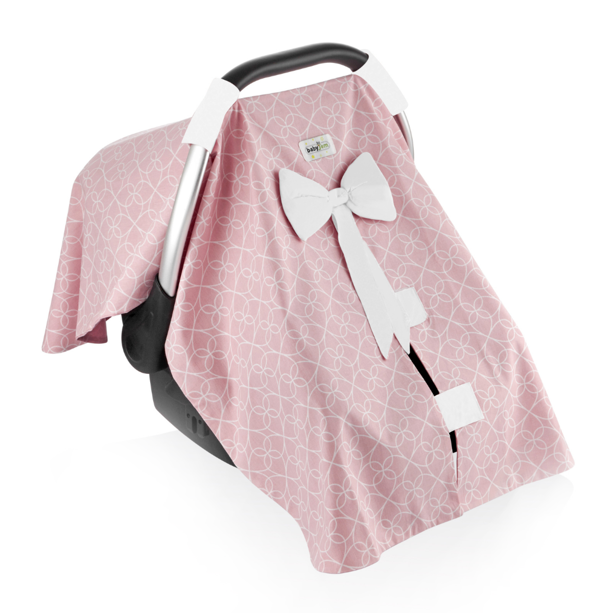 بيبي جيم غطاء لعربة الطفل - وردي