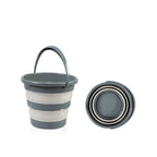 بيبي جيم - مجموعة حوض الاستحمام القابلة للطي 3 قطع- رمادي غامق