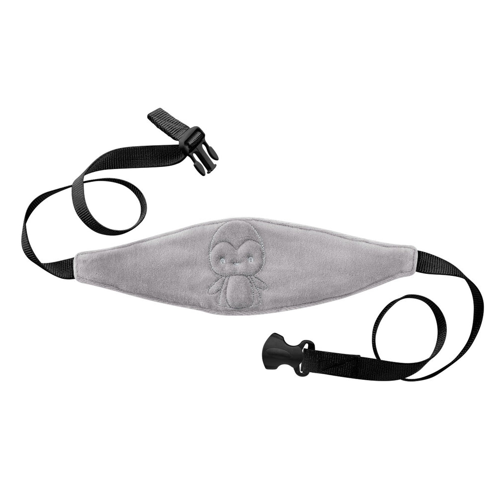 BABYJEM AUTO HEAD & NECK SUPPORT STRAP GREY - VELVET