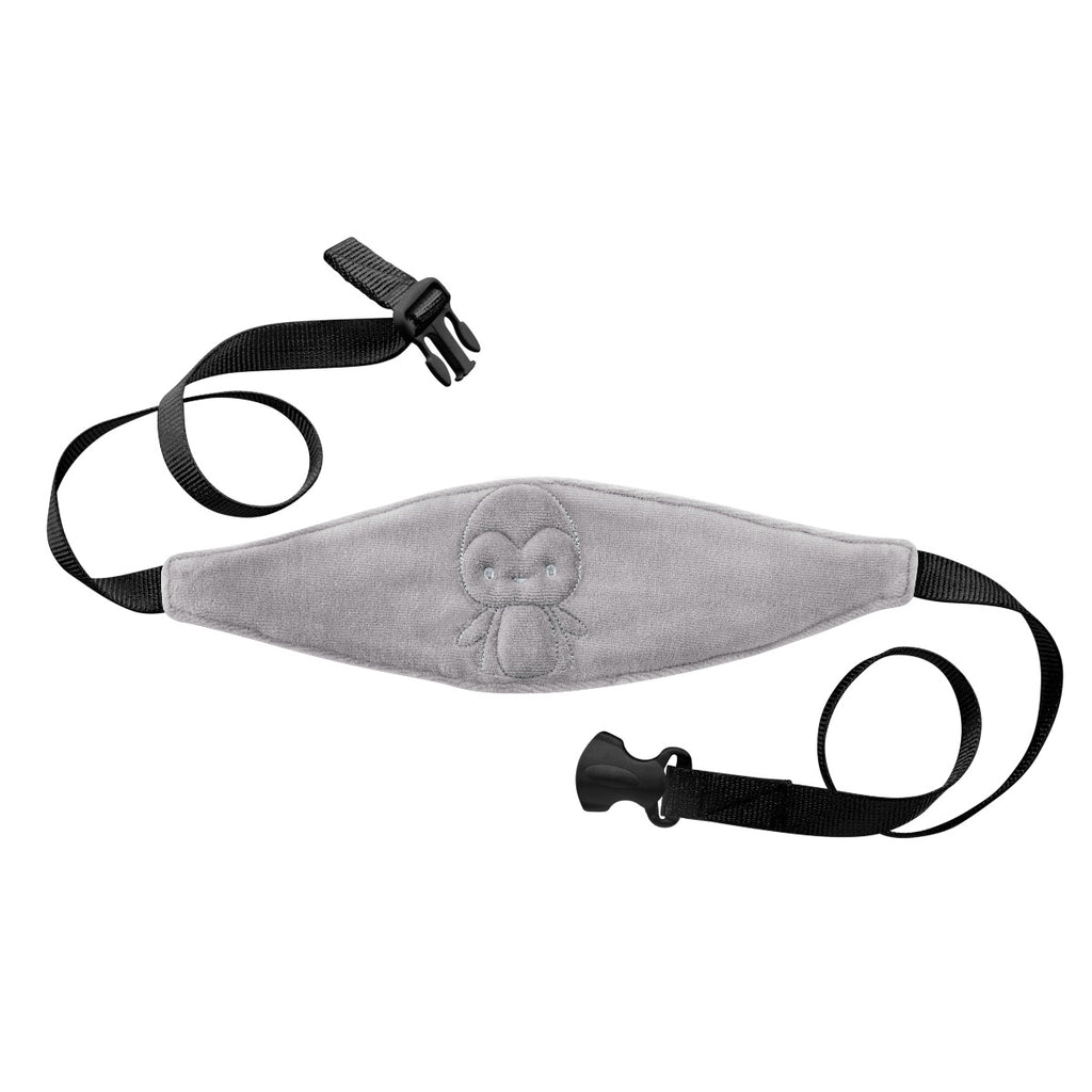 بيبي جيم - حزام داعم للرأس والرقبة - للسيارة - رمادي