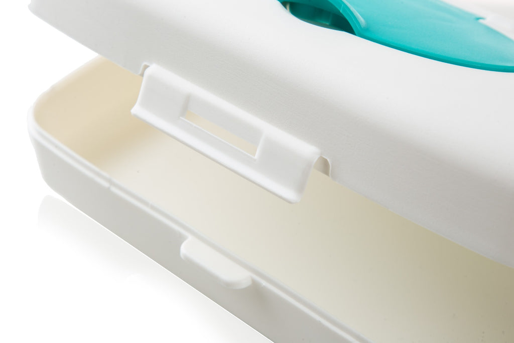 BABYJEM WET TOWEL BOX / GREY &WHITE