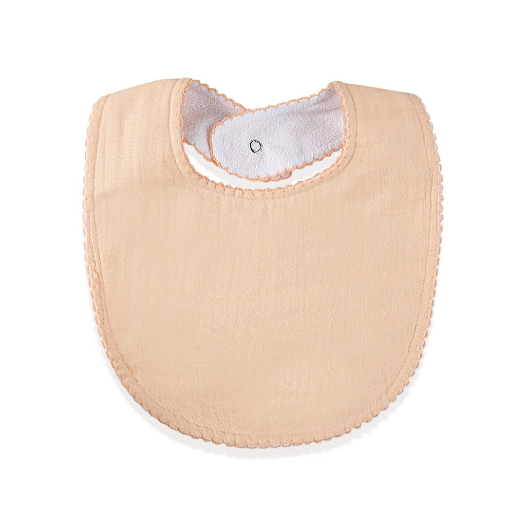 BABYJEM MUSLIN BIB  / SALMON