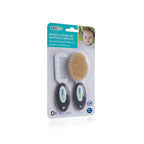 BABYJEM BRUSH COMB SET NATURAL BRİSTLE / GRAY