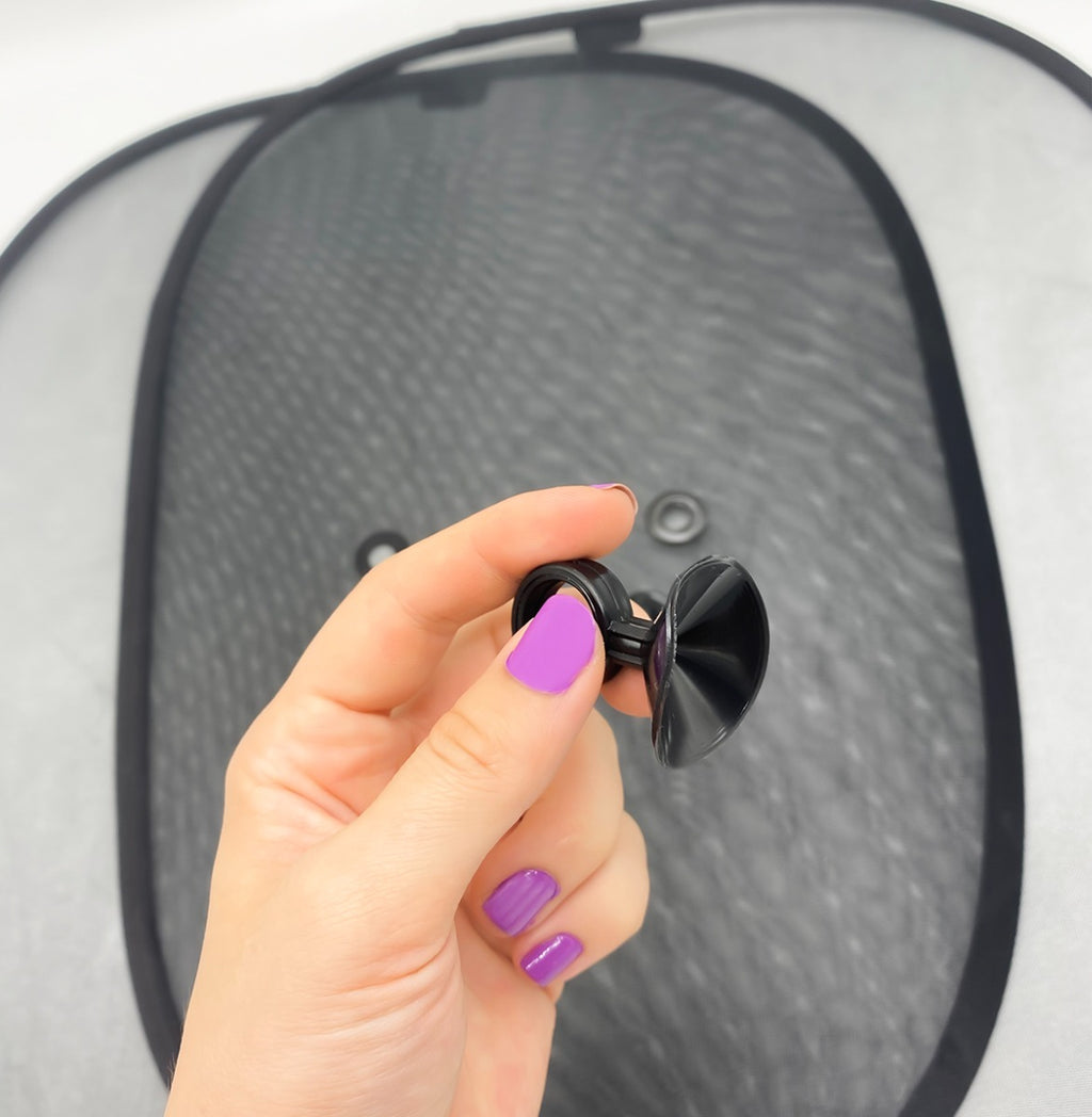 بيبي جيم - ستارة نافذة للسيارة - اسود