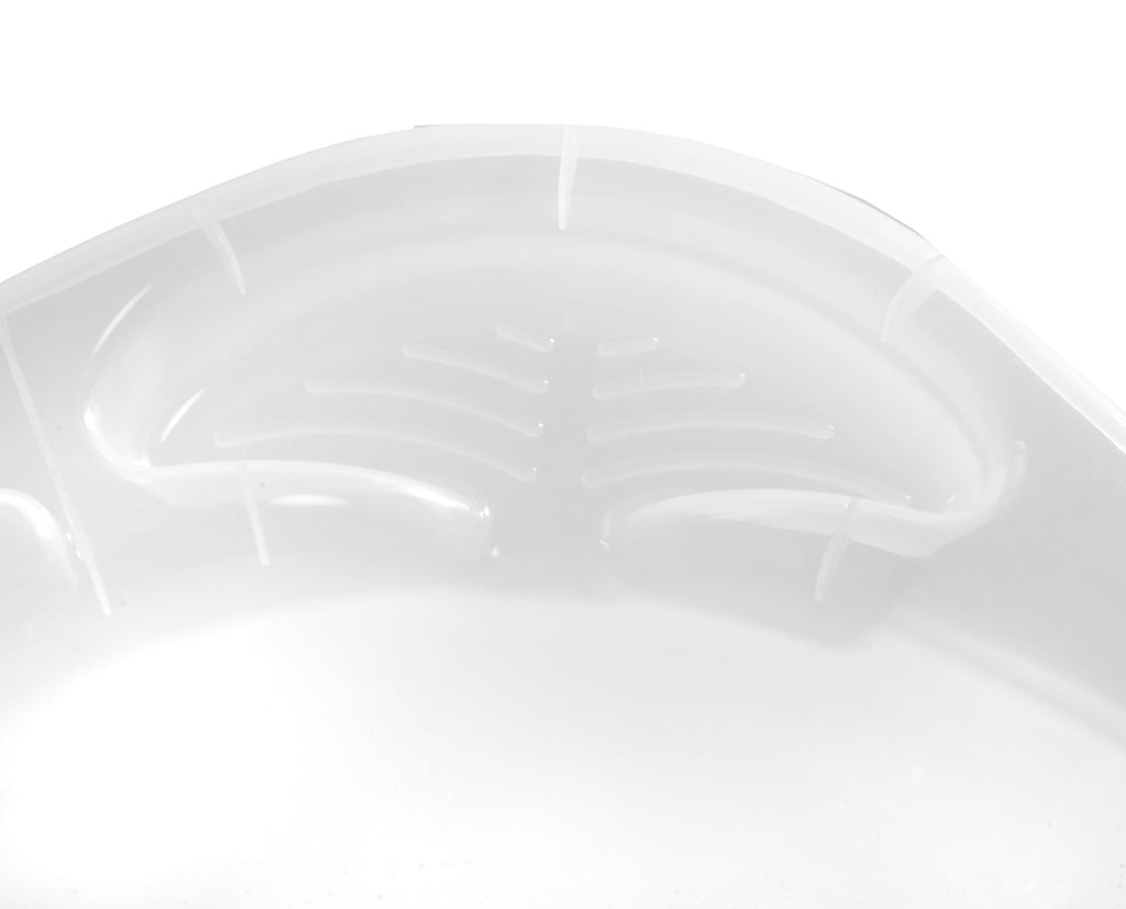 بيبي جيم_ حوض الاستحمام مع داعم_أبيض