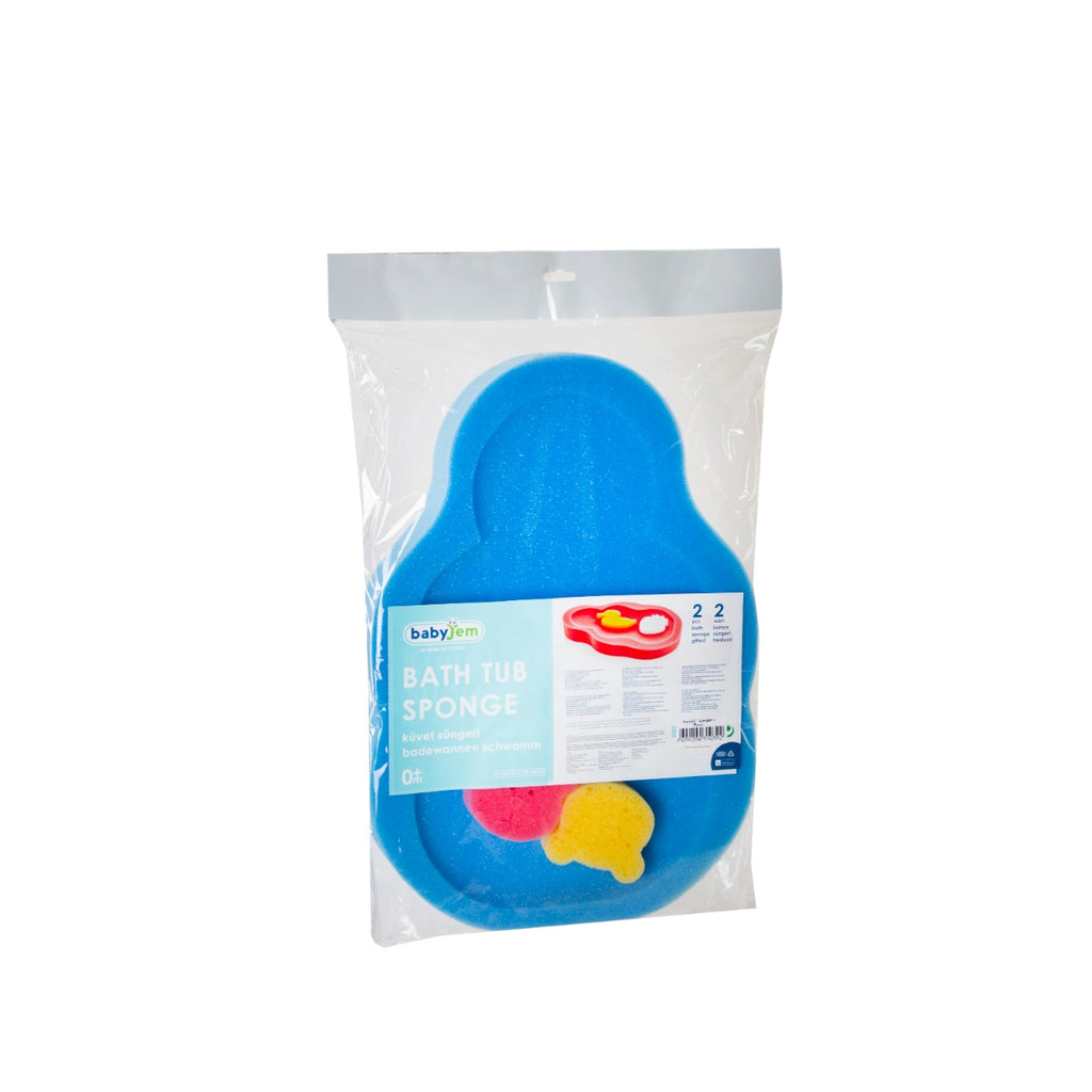 بيبي جيم - اسفنجة استحمام للطفل - ازرق