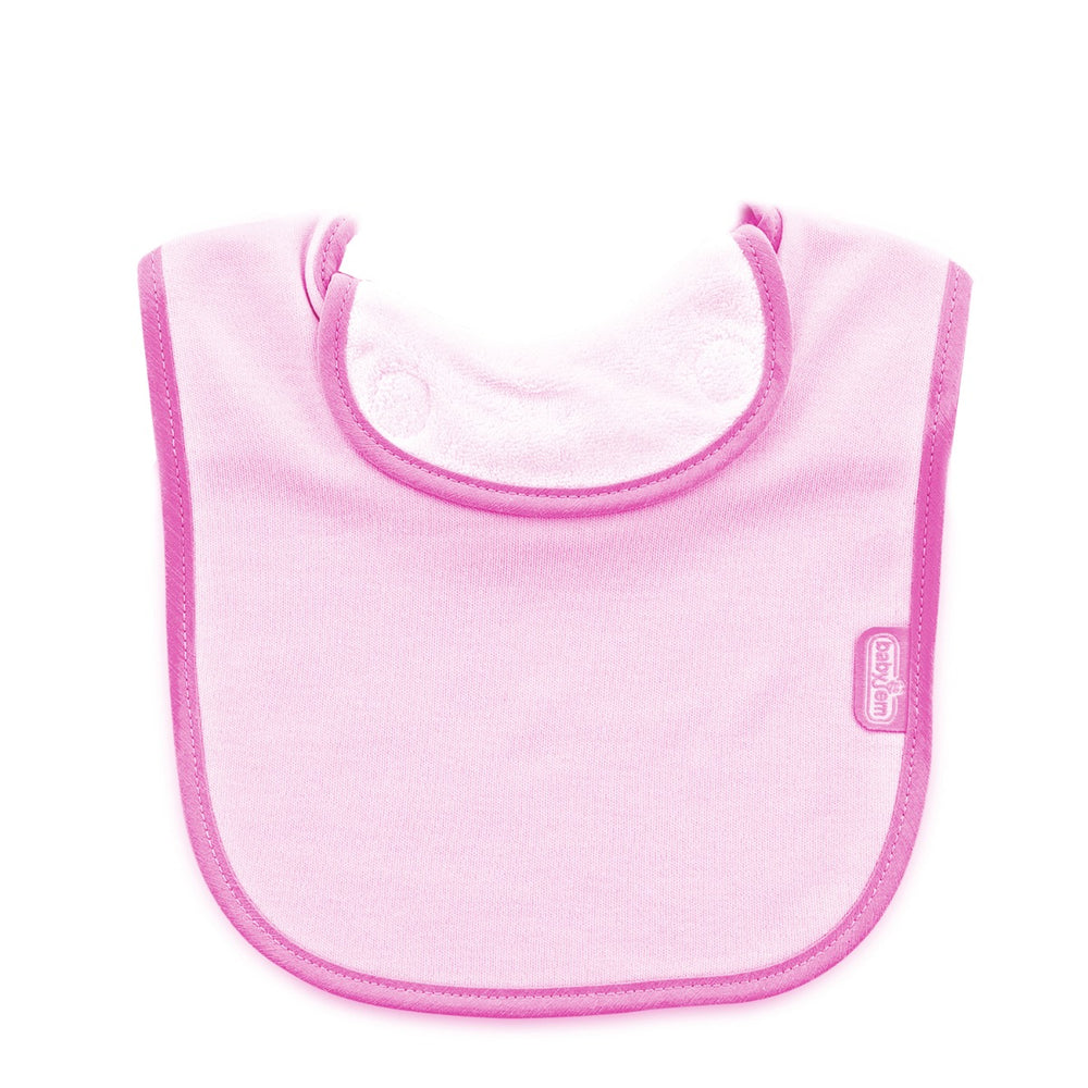 BABYJEM COTTON BİB PEDDED - PINK