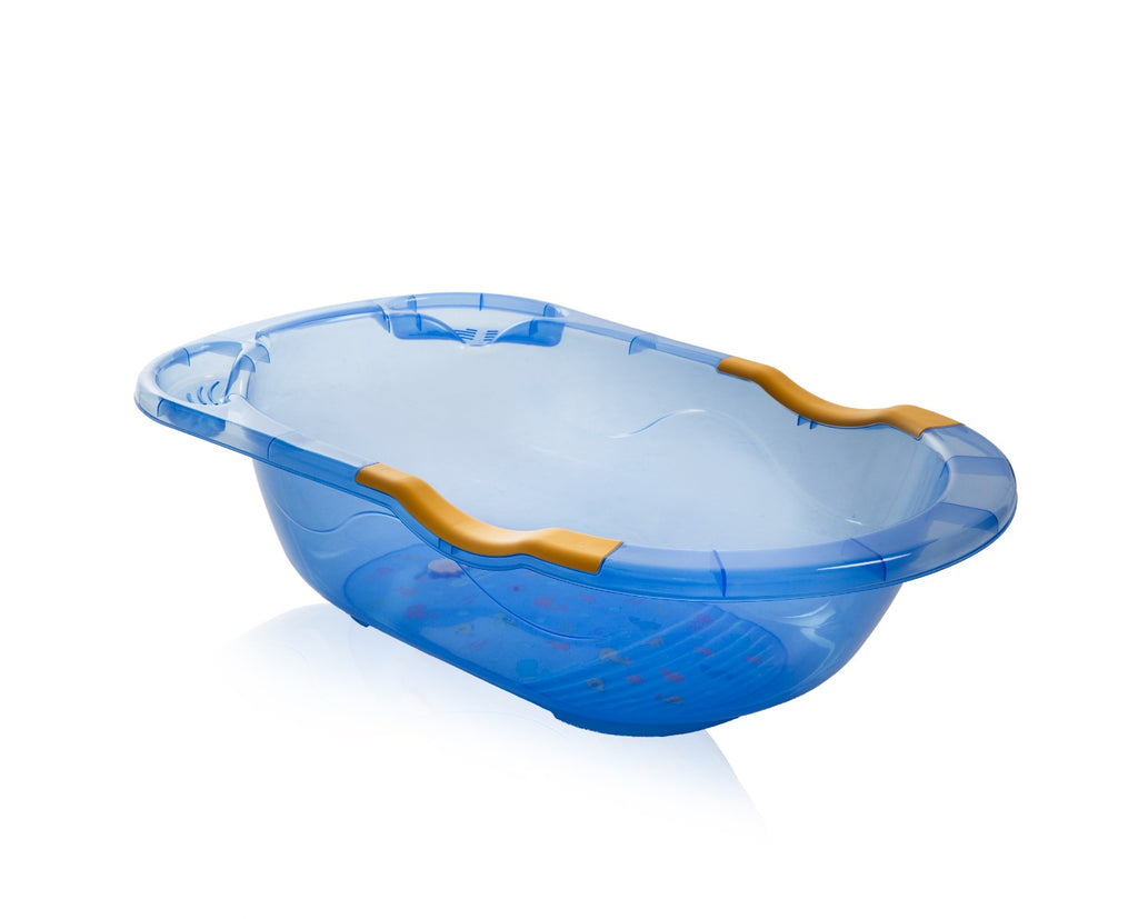 بيبي جيم - حوض استحمام للأطفال مع دعائم - أزرق