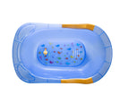 بيبي جيم - حوض استحمام للأطفال مع دعائم - أزرق