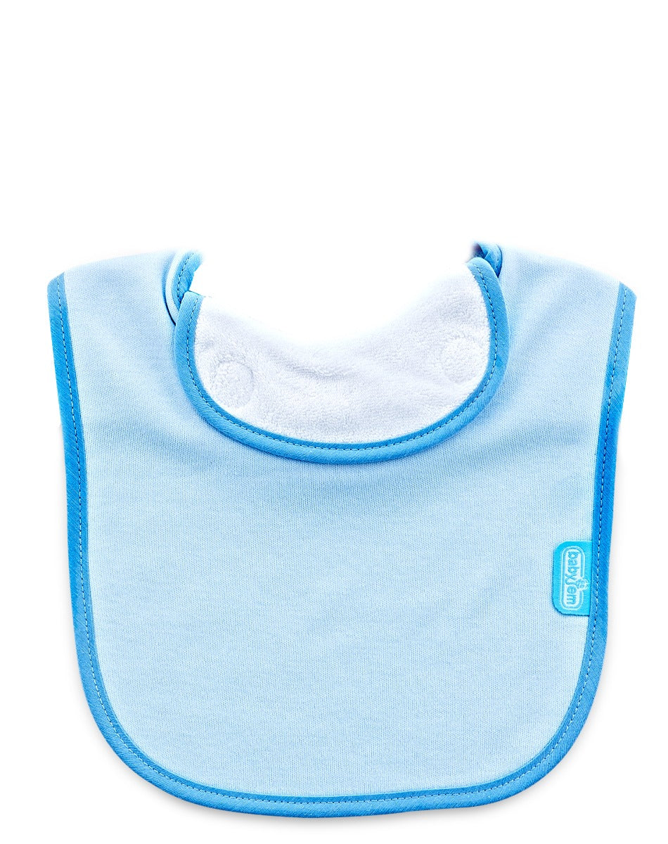 BABYJEM COTTON BİB PEDDED - BLUE