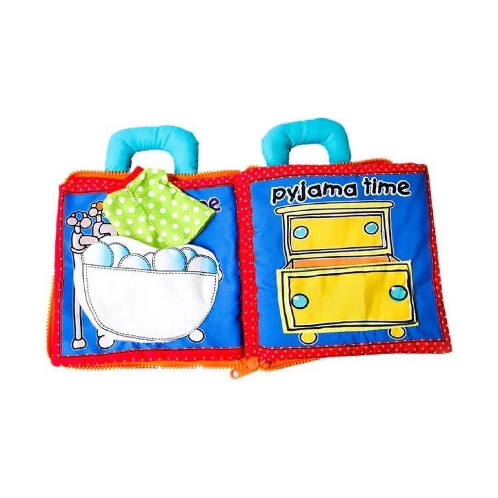 Teddy bead - interactive cloth book