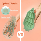 Haakaa Silicone Pineapple Nibble Tray - Pea Green