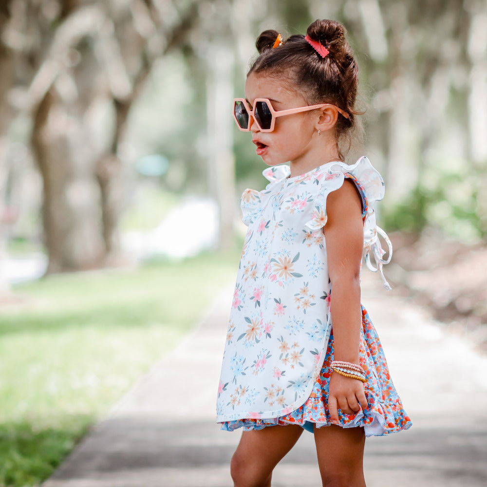 Bapron Baby Pastel Floral Flutter