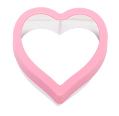 Fun box Stainless Steel Sandwiches & Food Cutter Heart Pink