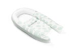 DOOMOO - BABY NEST - COCOON LEAVES AQUA GREEN