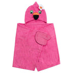 Zoocchini Hooded Towel - Franny the Flamingo