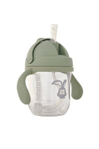 Mema olive green  sippy cup
