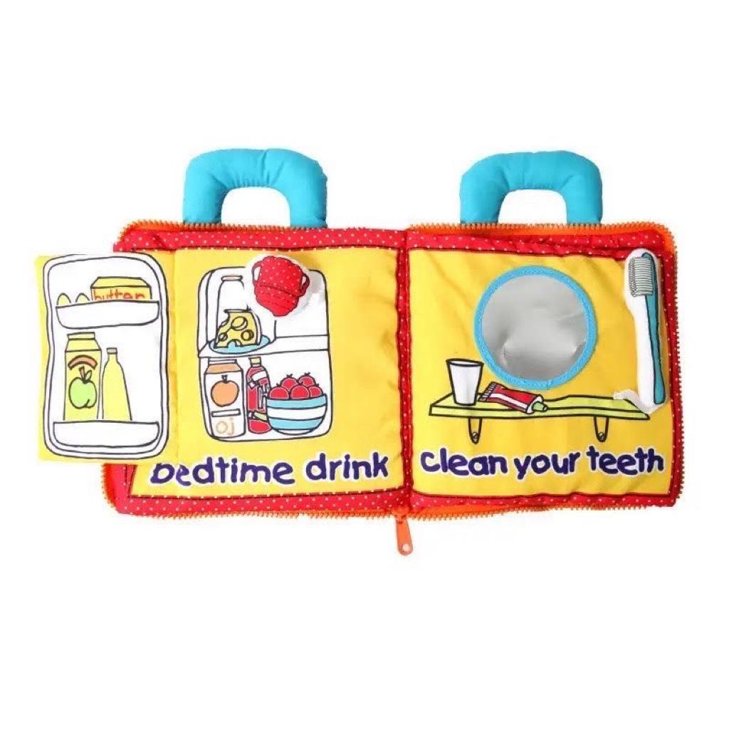 Teddy bead - interactive cloth book