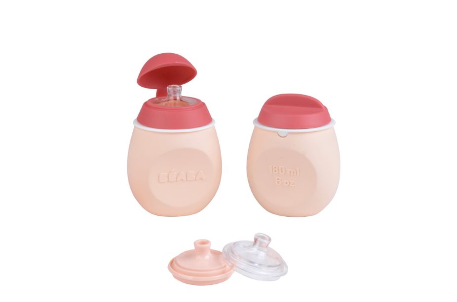 Beaba Set BabySqueez' 2-in-1 & Squeez'Portion Pink
