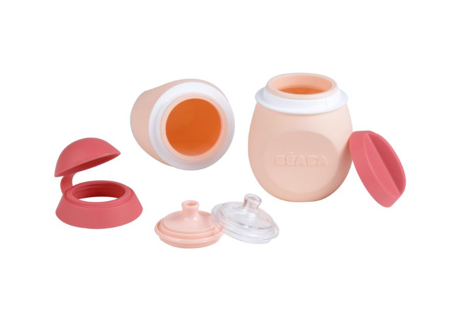 Beaba Set BabySqueez' 2-in-1 & Squeez'Portion Pink