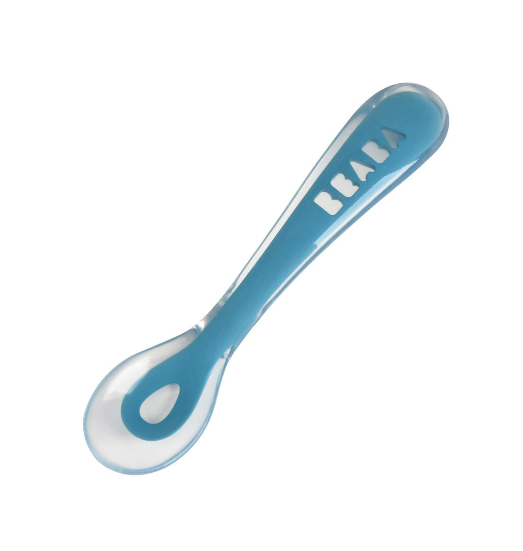 Beaba Silicone Suction Divided Plate - Blue