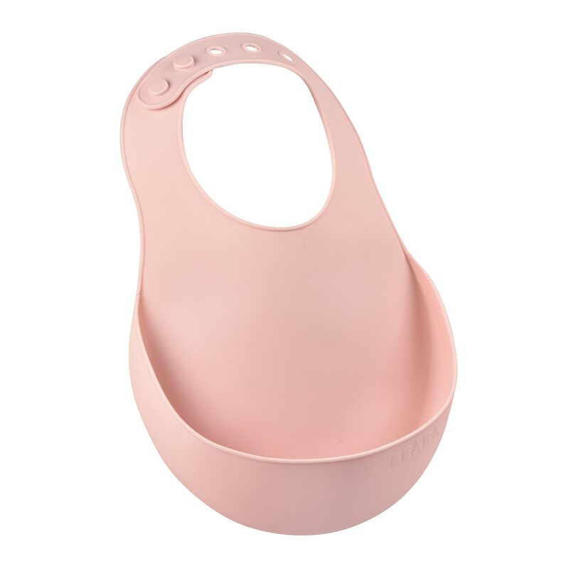 Beaba Silicone Bib Old pink