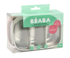 Beaba Stainless Steel Lunch Box Velvet Grey/Dusty Rose