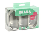 Beaba Stainless Steel Lunch Box Velvet Grey/Sage Green